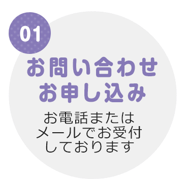 1.お問い合わせ・申し込み